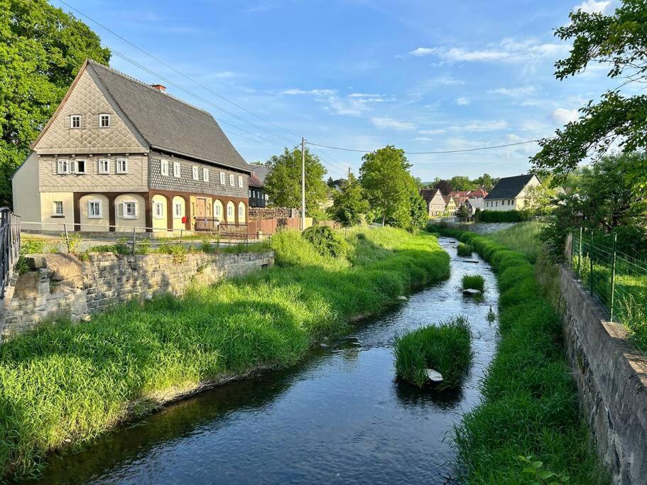 Fewo Frushi Mit Whirlpool, Infrarotsauna Großschönau Exterior foto